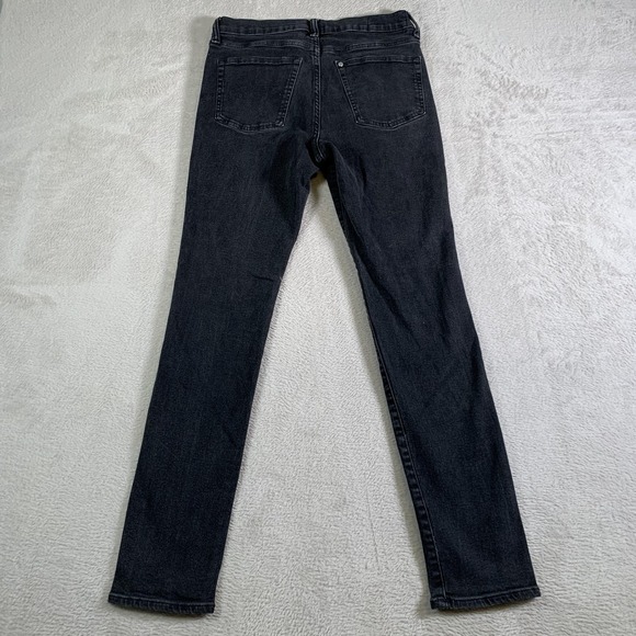 H&M Jeans Mens 32x32 (30x29) Black Skinny Stretch Denim Pants‎ Casual Slim Fit - Picture 12 of 13